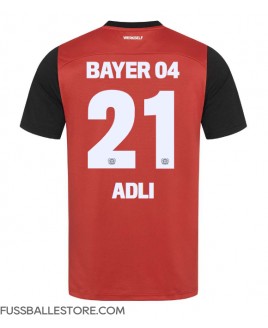 Günstige Bayer Leverkusen Amine Adli #21 Heimtrikot 2024-25 Kurzarm